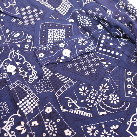 Vintage Bandana Pattern L/S Shirt