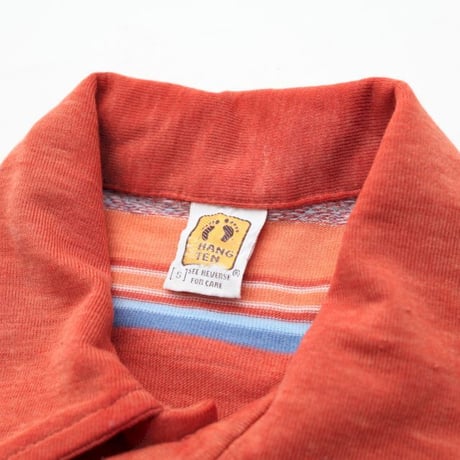 70's HANG TEN Knit Polo Shirt