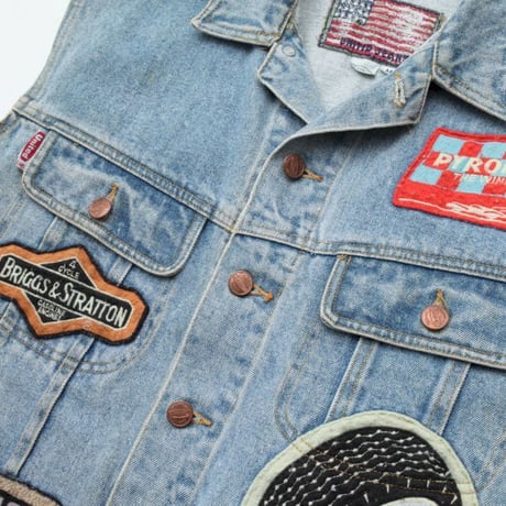Patch Custom Denim Vest