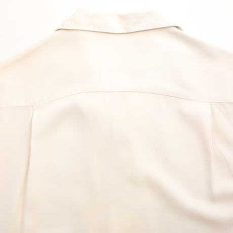 Nat Nast 50s Style Open Collar Silk S/S Shirt