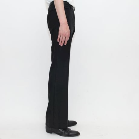 Black Flared Slacks Pants