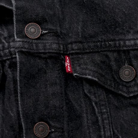 Levis Black Denim Trucker Jacket