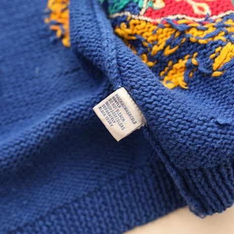 Hand Knitted Ramie × Cotton Knit Cardigan
