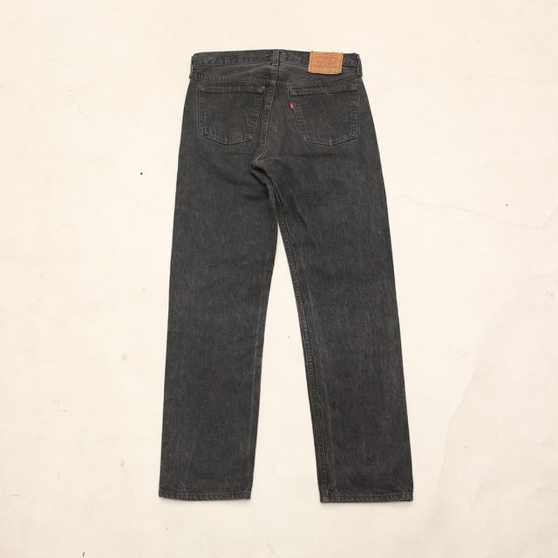 80s Levi's 501-0658 Black Denim Pants | Strato