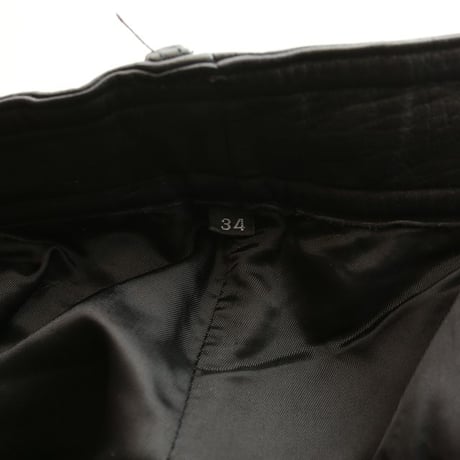 Euro Vintage Black Leather Pants