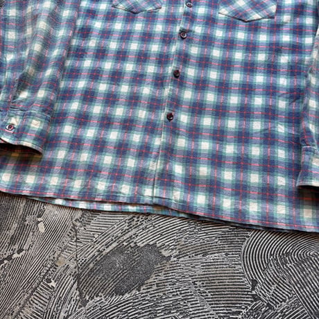 80s Dickies Print Flannel Plaid Shirt