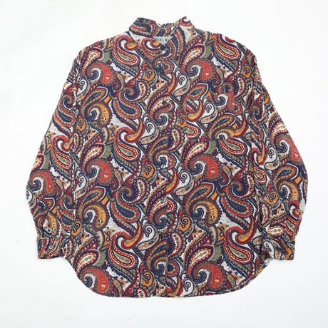 Paisley Pattern Rayon L/S Shirt