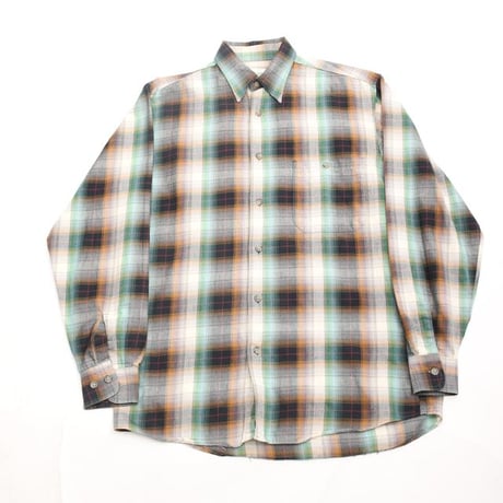 Ombre Plaid Cotton Shirt MADE IN CANADA