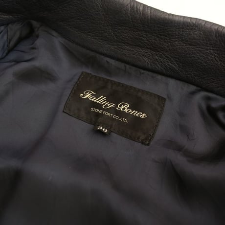 Stitch Design Leather Trucker Jacket