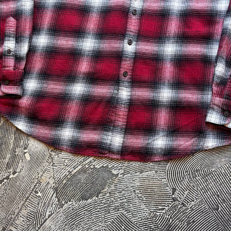 Croft＆Barrow Ombre Plaid Cotton Flannel Shirt