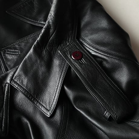 Leather Trench Coat