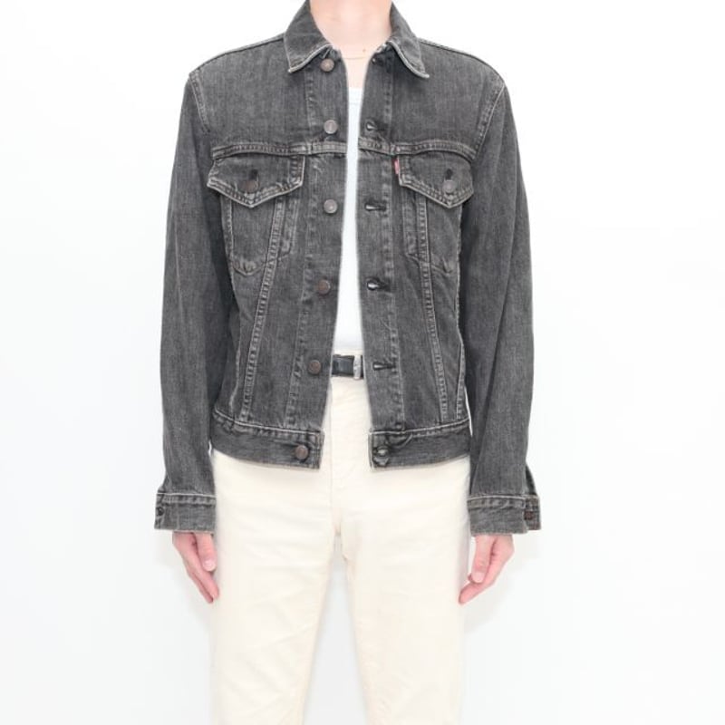 Levis 70505 Black Denim Trucker Jacket | Strato