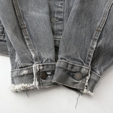 80's Levi's 70506-0259 Black Denim Jacket