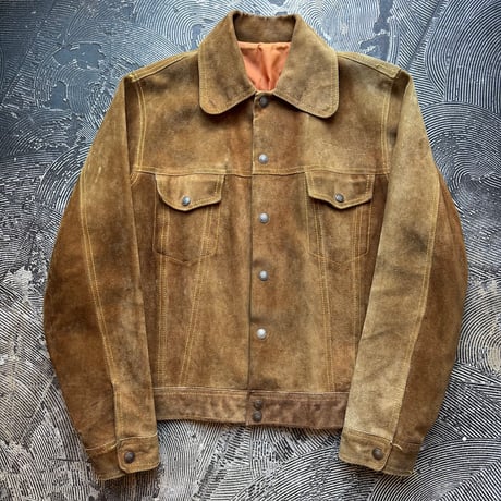 70s Suede Trucker Jacket