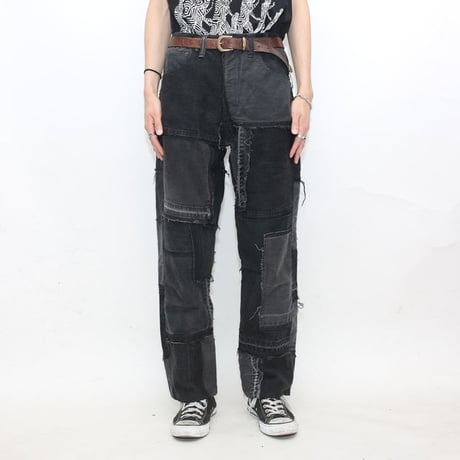 Levi's Patchwork Remake Black Denim Pants