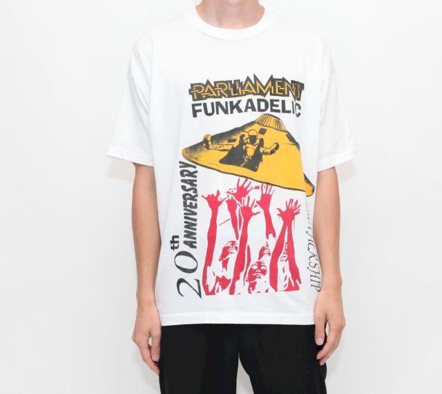 90s funkadelic parliament ジョージクリントンtシャツ レコード・レーベル＆アーティスト・Tシャツ パーラメント ジョージ