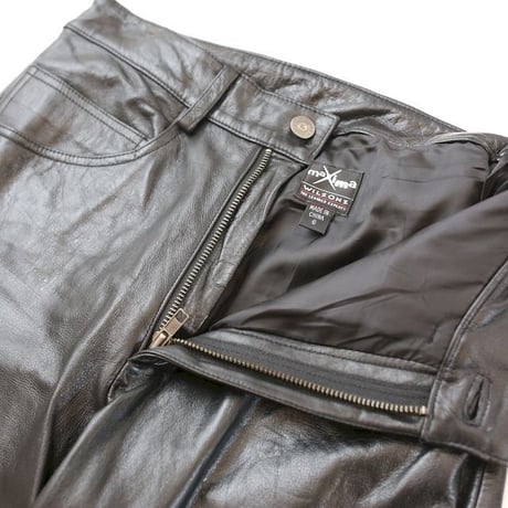 Wilsons Black Leather Flared Pants
