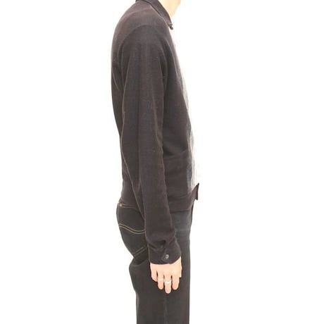 Vintage Open Collared Knit Jacket