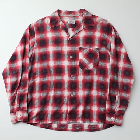 オンブレチェック ネルシャツ Vintage Van Husen Flannel Shirt