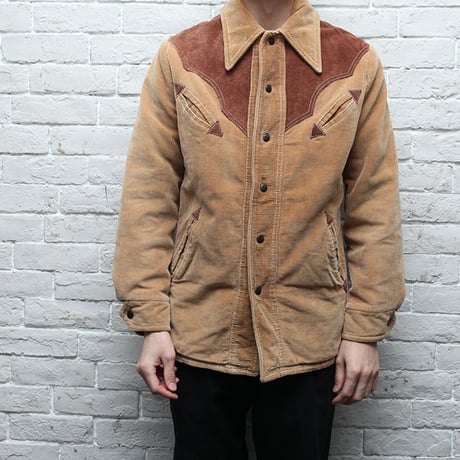 ウエスタンジャケット 太畝コーデュロイ Vintage Western Jacket Fat Corduroy