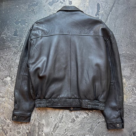Black Lambskin Flight Jacket