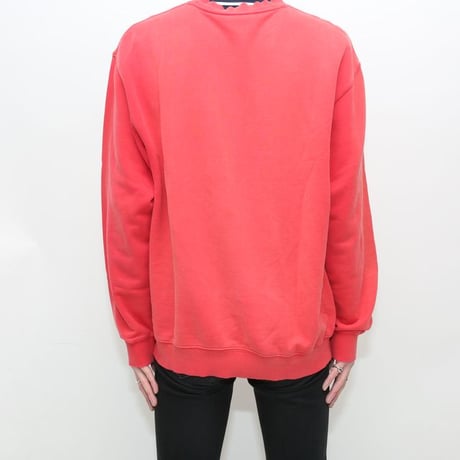 Hanes Blank Sweat Shirt Faded Red