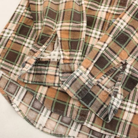 Plaid Print Flannel Shirt