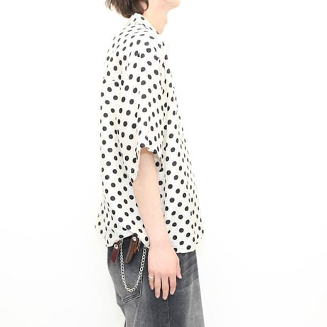 Dot Pattern Silk S/S Shirt