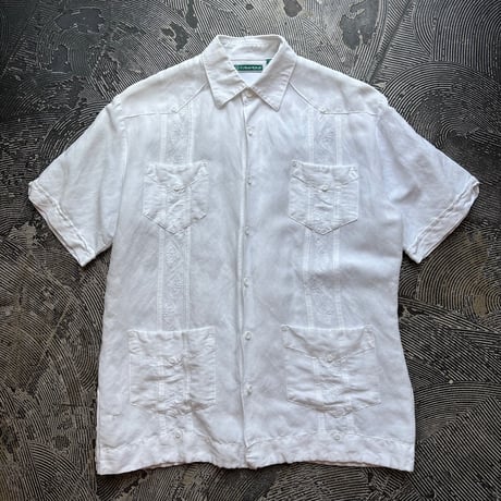 Ramie × Rayon Guayabera Shirt