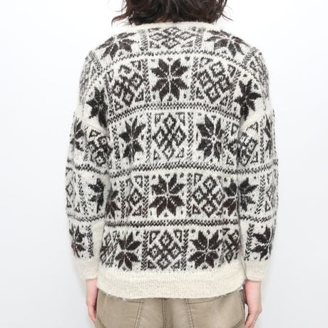 Nordic Pattern Knit Sweater