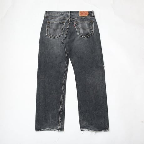 Levi's 501 Black Denim Pants MADE IN MEXIO