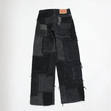 Levi's Patchwork Remake Black Denim Pants