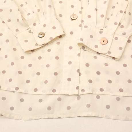 Dot Pattern L/S Shirt