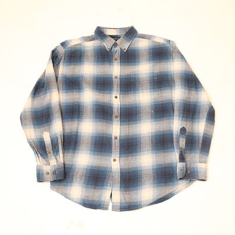 Ombre Checker Flannel Shirt