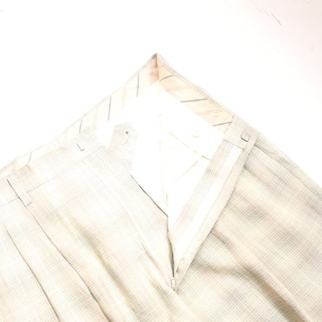 2Tuc Plaid Slacks