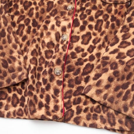 Lauren Leopard Pattern Pajama Shirt
