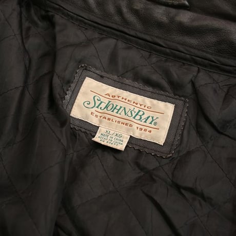 St. John's Bay Black Leather Jacket