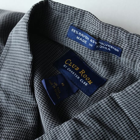 レーヨン千鳥格子シャツ Rayon L/S Shirt