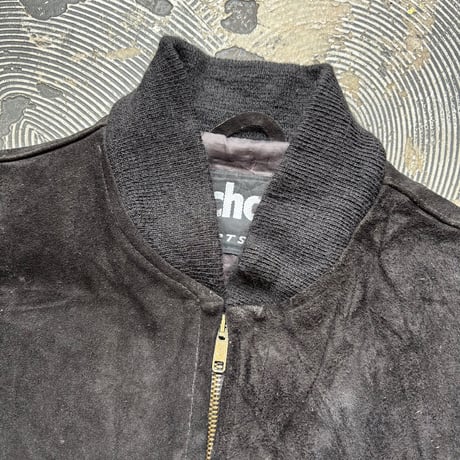 Schott Black Suede Jacket MADE IN USA