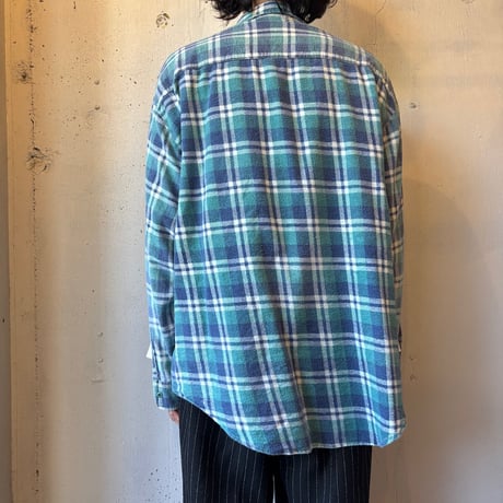 Euro Vintage Plaid Print Flannel Shirt