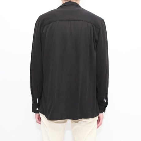 Black Rayon L/S Shirt