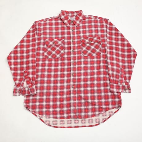 Print Flannel Plaid Shirt