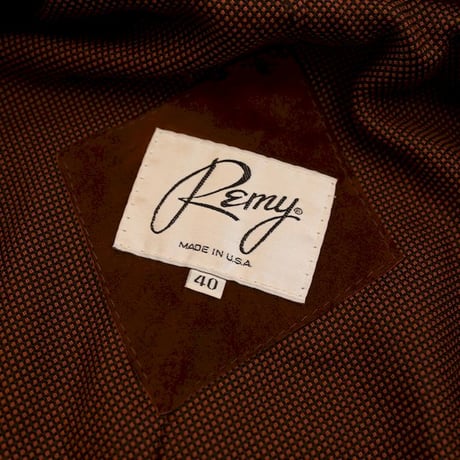 Layered Gimmick Suede Leather Jacket