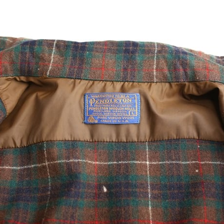 70s Pendleton Wool Plaid Loop Shirt