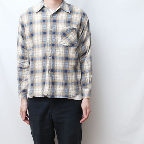 80s ライトネル Vintage Flannel Shirt