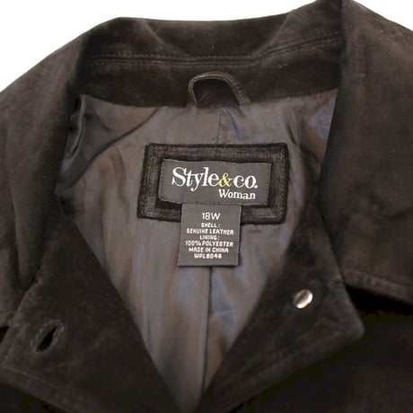 Black Suede Leather Jacket