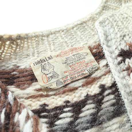 ヴィンテージ ノルディックカーディガン Hilda Vintage Wool Sweater