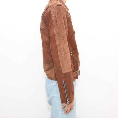 Vintage Suede Leather Riders Jacket