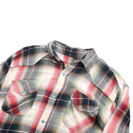 Levi's Ombre Plaid Western Shirt