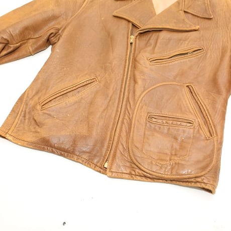 40s Mortorcycle Leather Sports Jacket